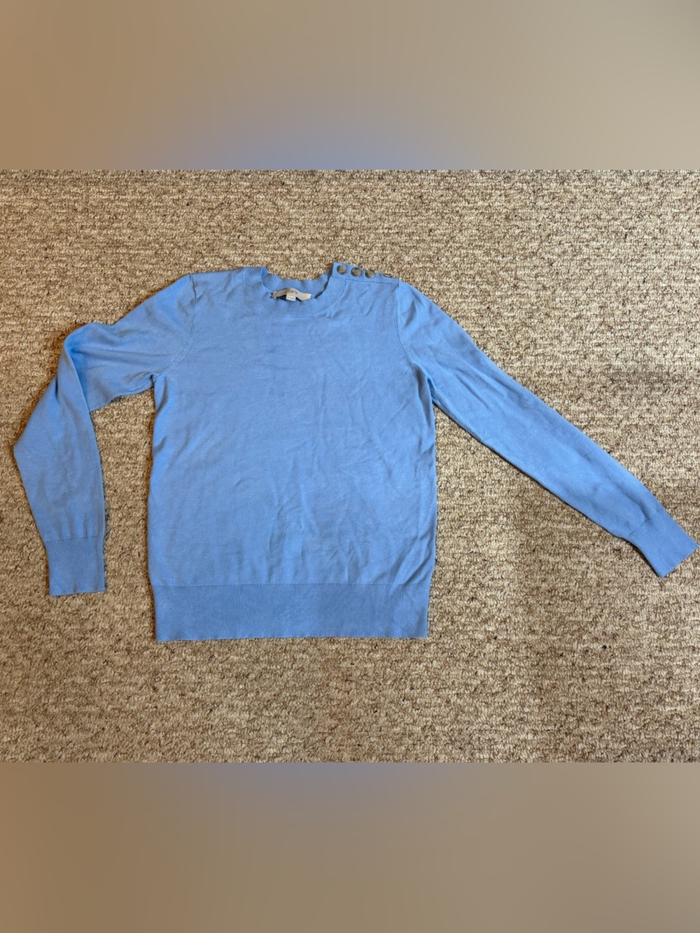 LOFT Light Blue Sweater, Size M